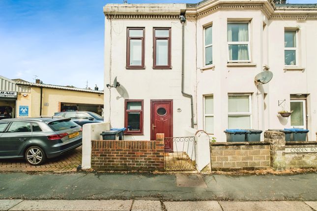 Thumbnail End terrace house for sale in Cobden Road, Worthing