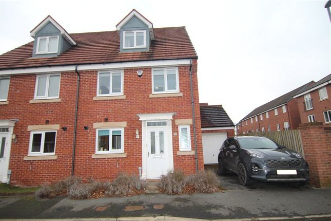 Semi-detached house for sale in Hutton Way, Framwellgate Moor, Durham