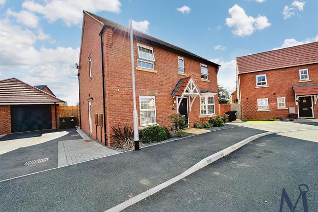 Thumbnail Detached house for sale in Brookes Crescent, Hugglescote, Coalville