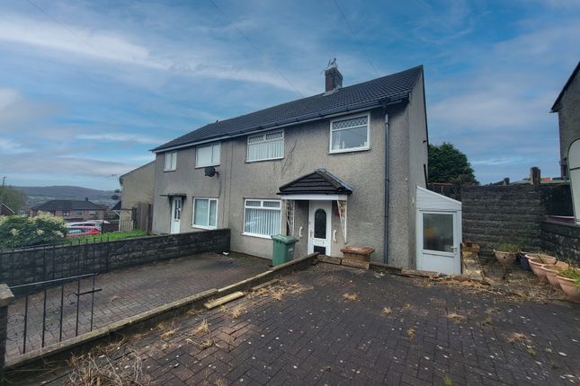 Thumbnail Semi-detached house for sale in Heol Aneurin, Caerphilly