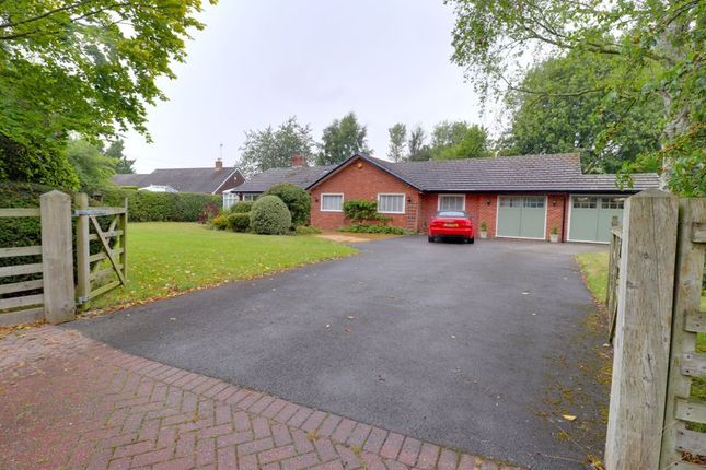 Thumbnail Detached bungalow for sale in Stowe-By-Chartley, Stafford, Staffordshire