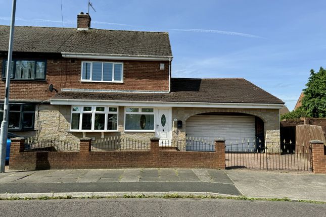 Thumbnail Semi-detached house for sale in Theme Road, Thorney Close, Sunderland, Tyne And Wear