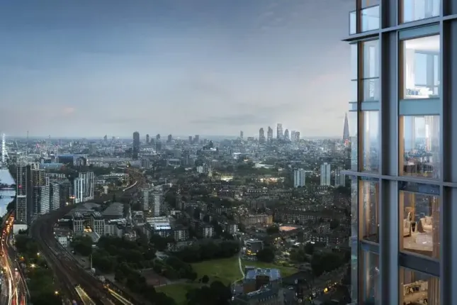 2-bed flat on Damac Tower , Bondway, London, £1,216,000