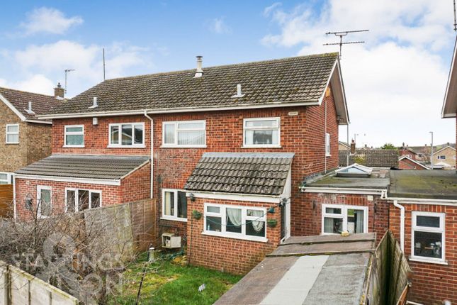 Thumbnail Semi-detached house for sale in Rosedale Gardens, Belton, Great Yarmouth