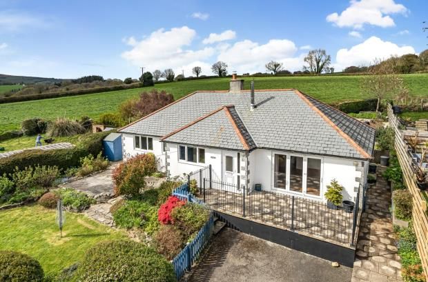 Detached bungalow for sale in Rilla Mill, Callington, Cornwall