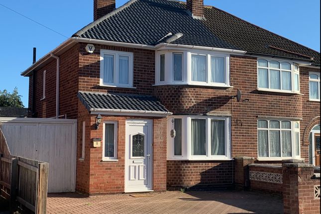 Thumbnail Semi-detached house for sale in Bilberry Close, Leicester
