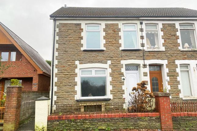 Thumbnail Semi-detached house for sale in Wern Crescent, Nelson, Treharris