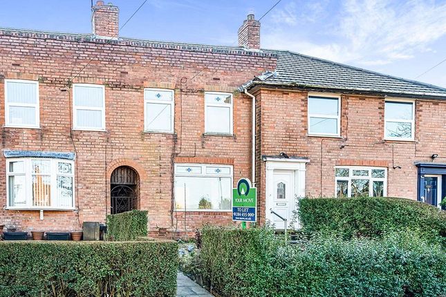 Thumbnail Terraced house to rent in Harvington Road, Birmingham, West Midlands