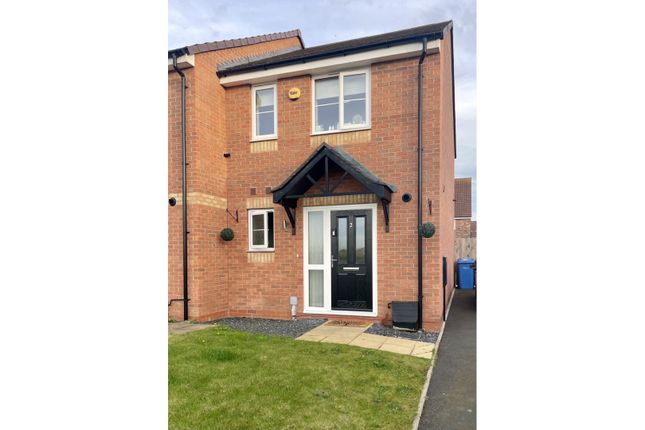 Thumbnail End terrace house for sale in Edden Close, Tamworth