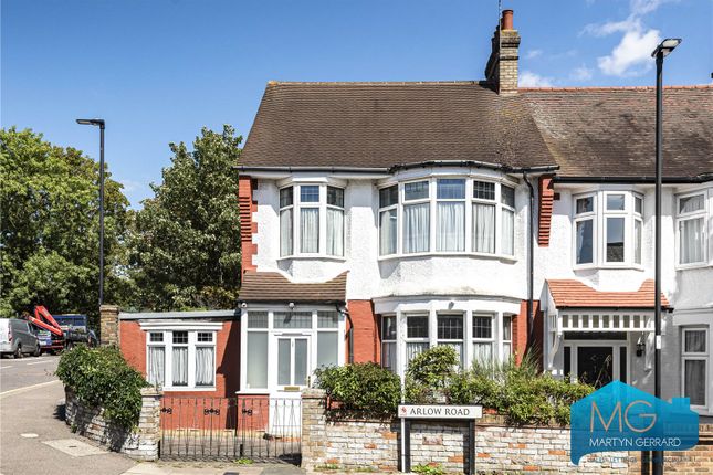 End terrace house for sale in Arlow Road, Winchmore Hill, London