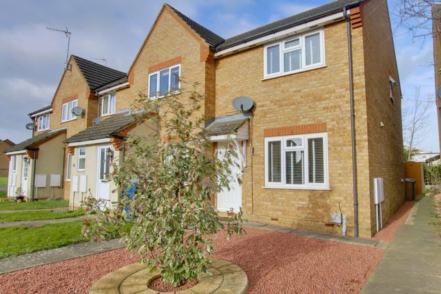 Thumbnail End terrace house for sale in Swanton Close, March