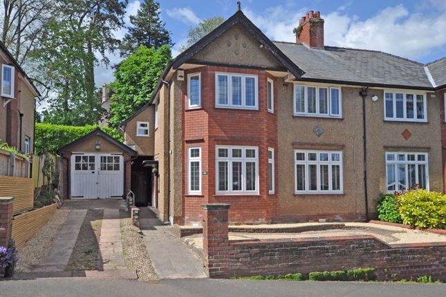Semi-detached house for sale in Substantial Period House, Fields Park Road, Newport