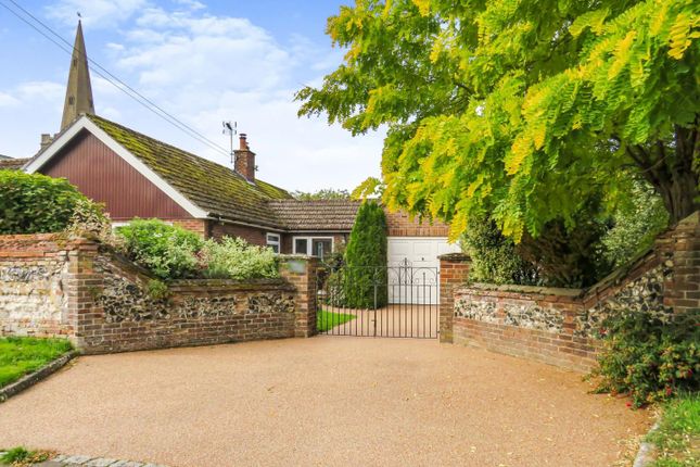 Thumbnail Detached bungalow for sale in Church Lane, Hockwold, Thetford