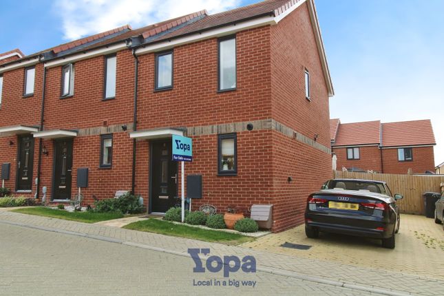 Thumbnail End terrace house for sale in Roberts Drive, Haverhill