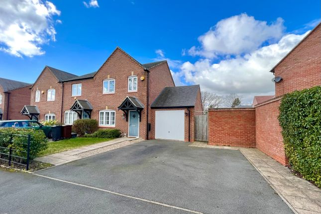 Thumbnail End terrace house for sale in Dewberry Road, Tidbury Green, Solihull