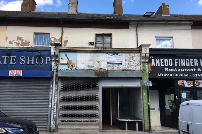 Thumbnail Retail premises for sale in 79, Far Gosford Street, Coventry