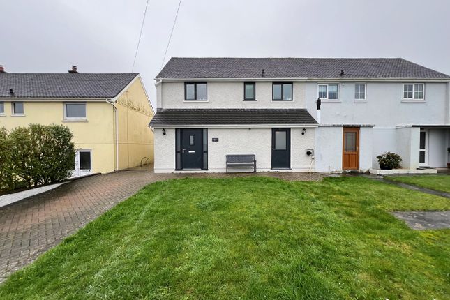 Semi-detached house for sale in Trenchard Estate, Parcllyn, Cardigan