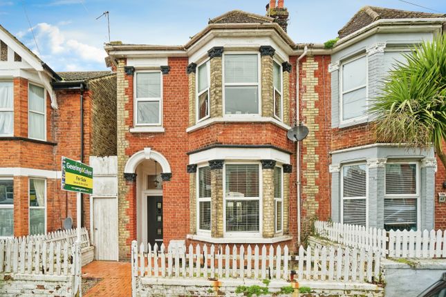 Thumbnail Semi-detached house for sale in Beaconsfield Avenue, Dover, Kent