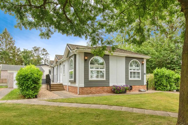 Thumbnail Detached bungalow for sale in Shepherds Grove Park, Stanton, Bury St. Edmunds