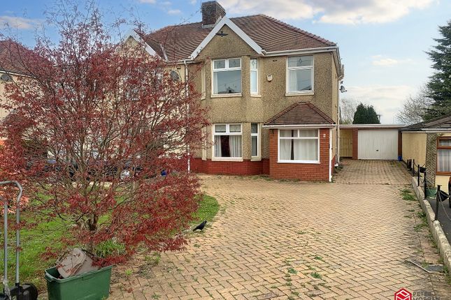 Thumbnail Semi-detached house for sale in High Cross Road, Rogerstone, Newport.