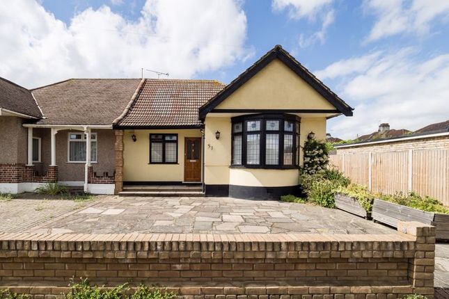 Thumbnail Semi-detached bungalow for sale in Heather Gardens, Rise Park, Romford