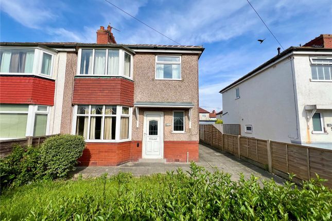 Thumbnail Semi-detached house for sale in Stoneway Road, Thornton-Cleveleys, Lancashire