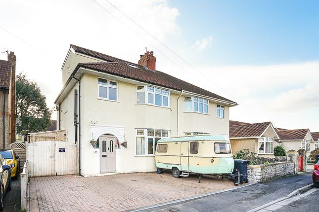 Semi-detached house for sale in Belgrave Road, Milton, Weston-Super-Mare