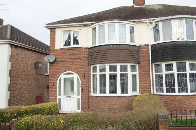 Thumbnail Semi-detached house to rent in Howard Road, Birmingham, West Midlands