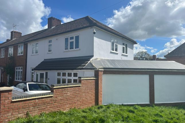 Thumbnail End terrace house for sale in Manor Farm Drive, London