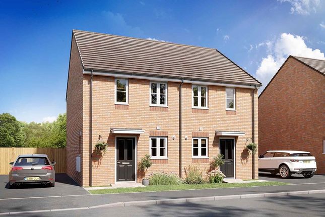 Thumbnail Semi-detached house for sale in "The Canford - Plot 109" at Wem Drive, Bulkington, Bedworth