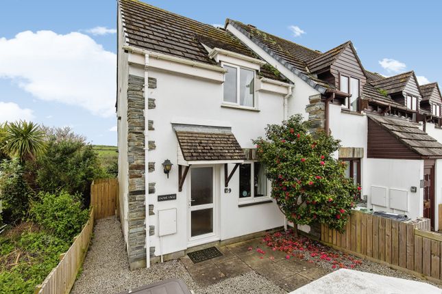 Thumbnail End terrace house for sale in Sarahs Court, Padstow, Cornwall