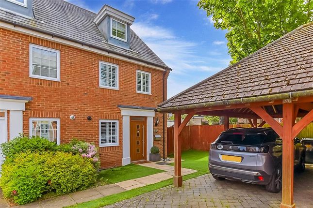 Semi-detached house for sale in Hazen Road, Kings Hill, West Malling, Kent