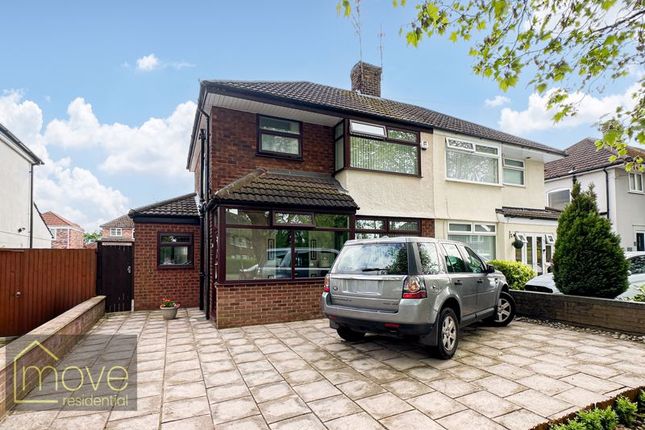 Semi-detached house for sale in Halewood Drive, Woolton, Liverpool