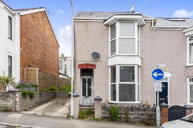 Thumbnail Semi-detached house for sale in Queens Road, Mumbles, Swansea