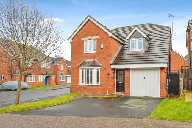Thumbnail Detached house for sale in Wrens Croft, Cannock, Staffordshire