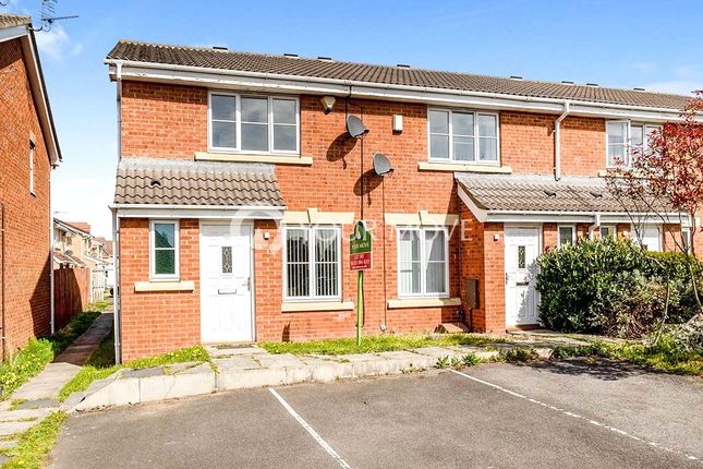 Thumbnail End terrace house for sale in Southmoor Close, Darlington, Durham