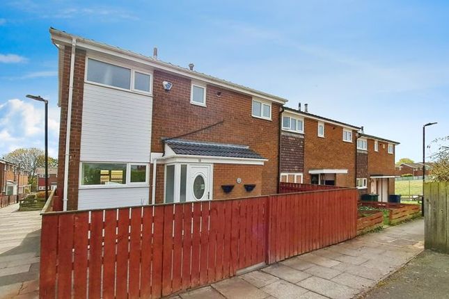 Thumbnail End terrace house for sale in Gishford Way, Blakelaw, Newcastle Upon Tyne