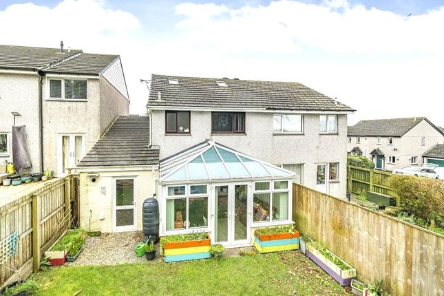 Semi-detached house for sale in Willow Close, Callington, Cornwall