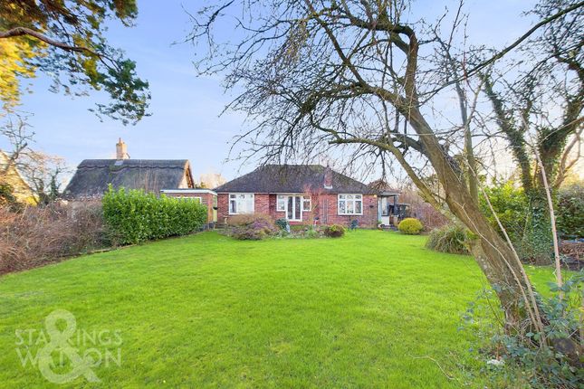 Thumbnail Detached bungalow for sale in Station Road, Alburgh, Harleston