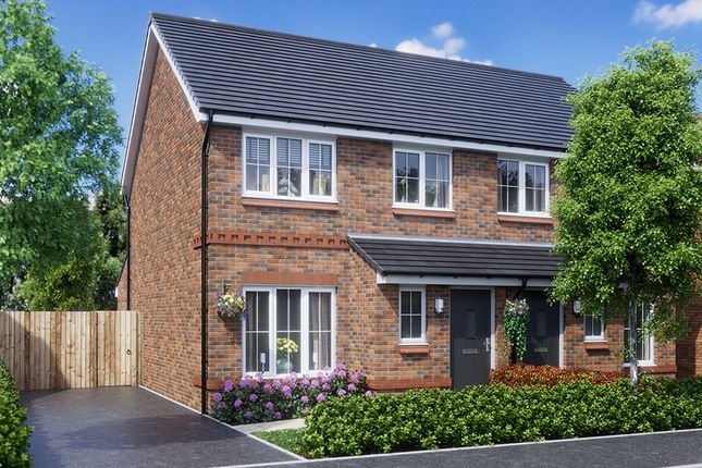 Thumbnail Semi-detached house for sale in "The Lea" at Orton Road, Warton, Tamworth