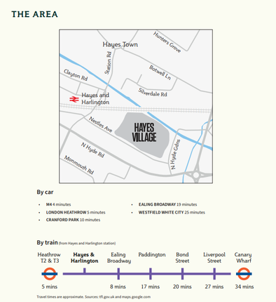 Flat for sale in Hayes Village