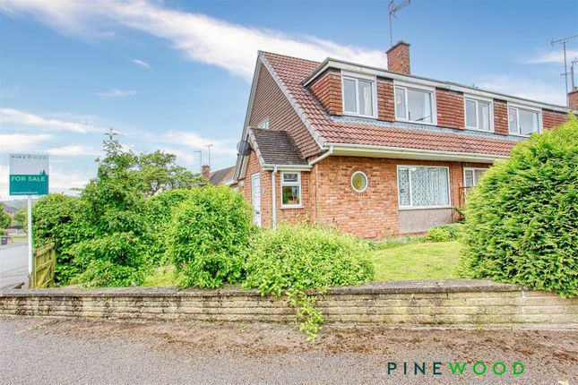 Thumbnail Semi-detached bungalow for sale in Deerlands Road, Wingerworth, Chesterfield, Derbyshire