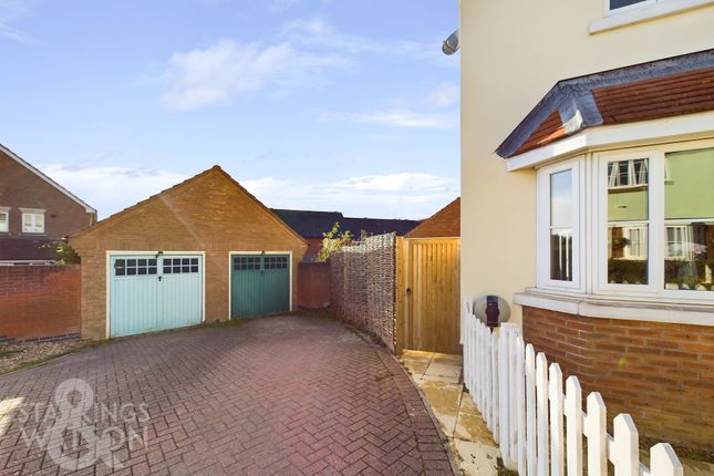 Semi-detached house for sale in Springfield Chase, Long Stratton, Norwich