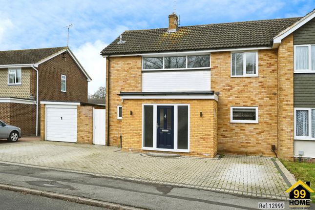 Thumbnail Semi-detached house for sale in Lunds Farm Road, Woodley, Reading, Berkshire