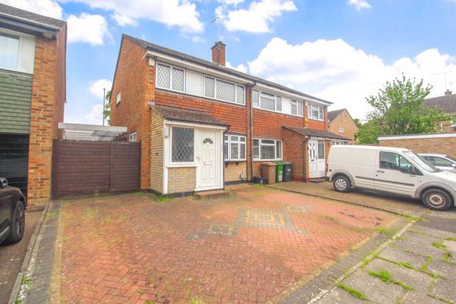 Thumbnail Semi-detached house for sale in Holgate Drive, Luton