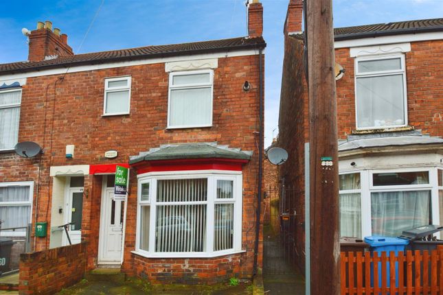 Thumbnail End terrace house for sale in Newstead Street, Hull