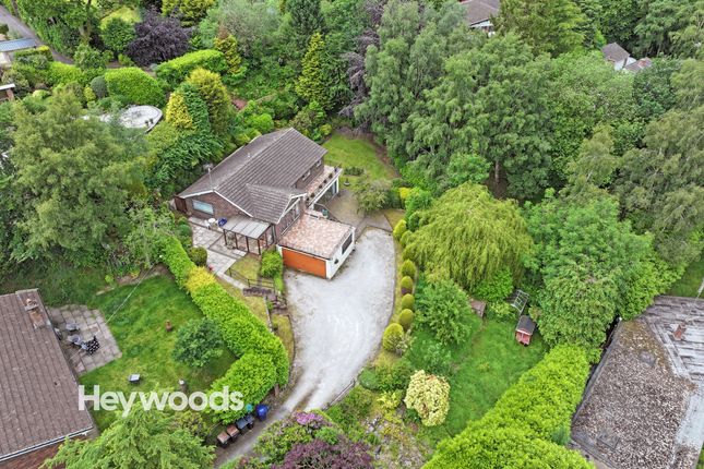 Thumbnail Detached bungalow for sale in Eastwood Rise, Baldwins Gate, Newcastle-Under-Lyme