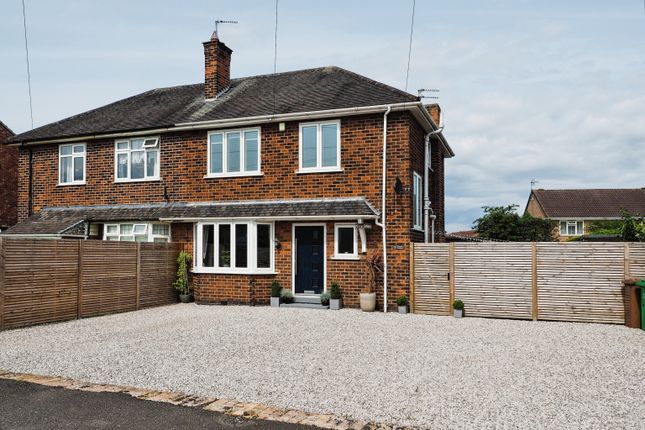 Semi-detached house for sale in Burnwood Drive, Nottingham, Nottinghamshire