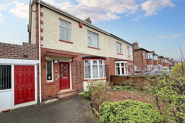 Thumbnail Semi-detached house for sale in Whinneyfield Road, Walkergate, Newcastle Upon Tyne
