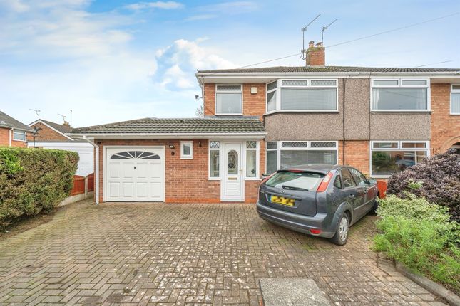 Thumbnail Semi-detached house for sale in Redcar Drive, Bromborough, Wirral